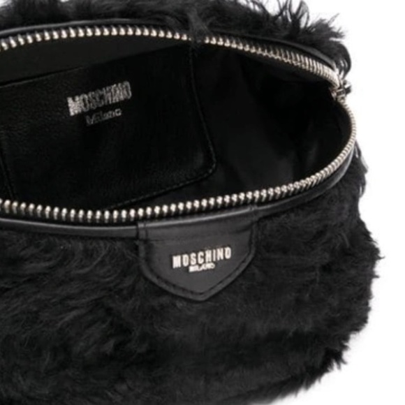 Authentic MOSCHINO Fur/Leather zip belt bag - Picture 12 of 16
